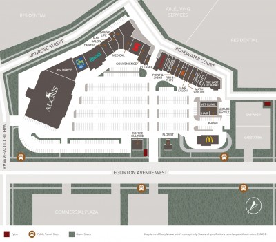 Roseborough Centre plan