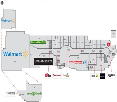 Royal City Centre Shopping Mall plan