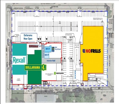 Selkirk Town Plaza plan