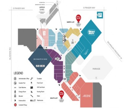 SevenOaks Shopping Centre plan