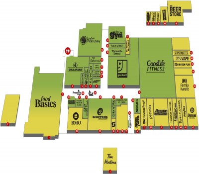 Sherwood Forest Mall plan