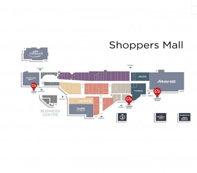 Shoppers Mall Brandon plan