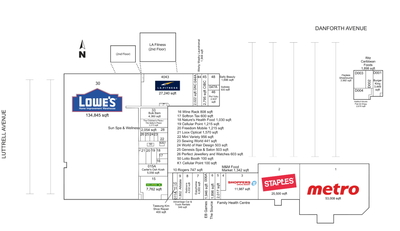 Shoppers World Danforth  plan