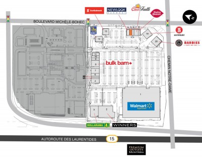 SmartCentres Blainville plan