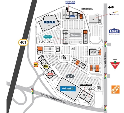 SmartCentres Cambridge plan