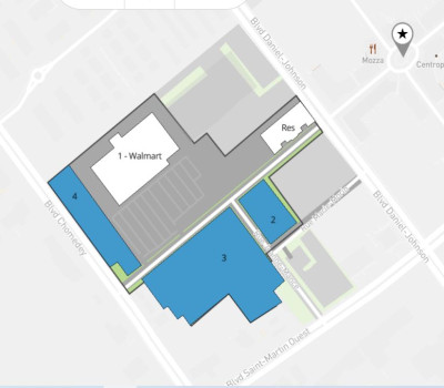 SmartCentres Laval Centre plan