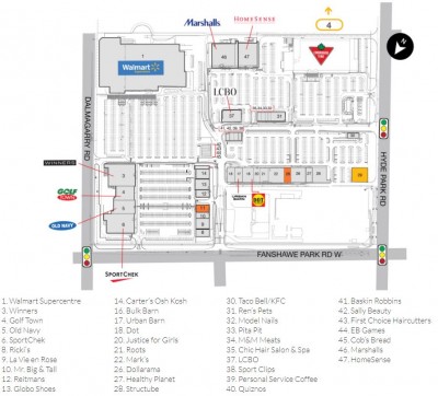 SmartCentres London North plan