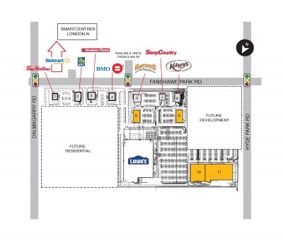 Smartcentres London (NW) plan