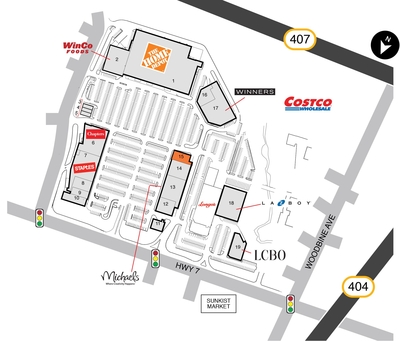 SmartCentres Markham Woodside plan