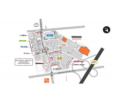 SmartCentres Mississauga (Meadowvale) plan