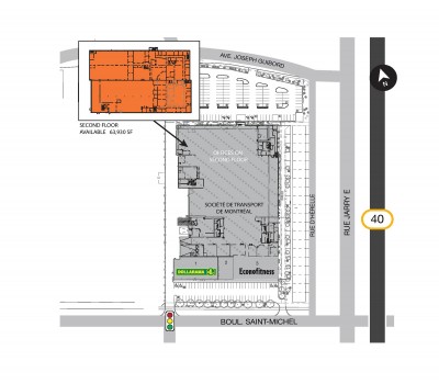 SmartCentres Montréal (Saint–Michel) plan