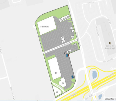 SmartCentres Oshawa South plan