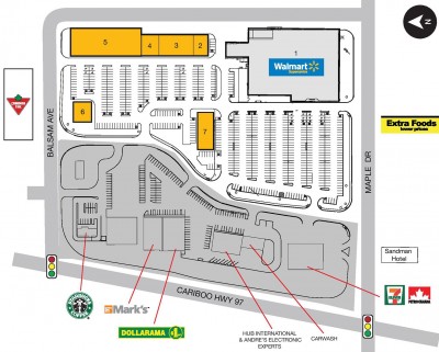 SmartCentres Quesnel plan