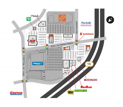 SmartCentres Saint-Jérôme plan