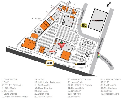 Smartcentres Toronto (Crossroads Centre) plan