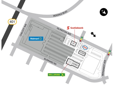 SmartCentres Toronto (Rexdale Mall) plan
