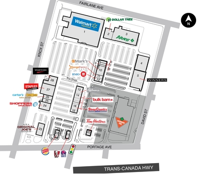 SmartCentres Winnipeg West plan