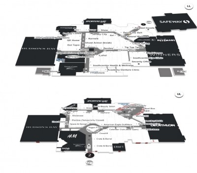 Southcentre Mall plan