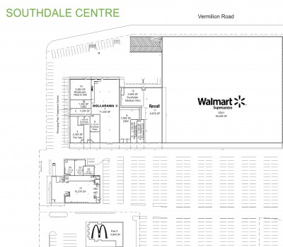Southdale Shopping Centre plan