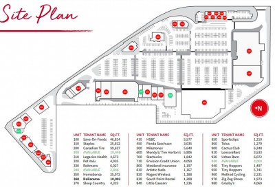 SouthPoint Exchange Shopping Centre Mall plan