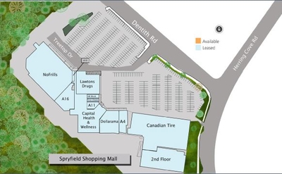 Spryfield Shopping Mall plan