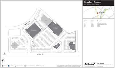 St. Albert Square plan