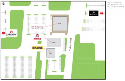 St. James West plan