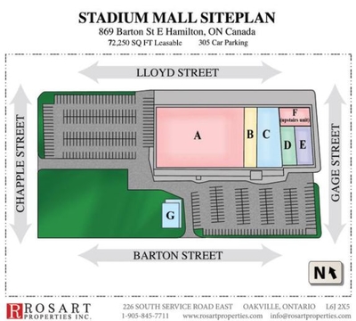 Stadium Mall plan