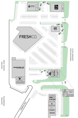 Steeple Hill Shopping Centre plan