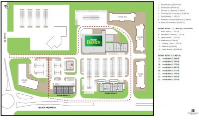 Sunfish Shopping Centre plan