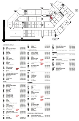 Tanger Outlets - Cookstown plan