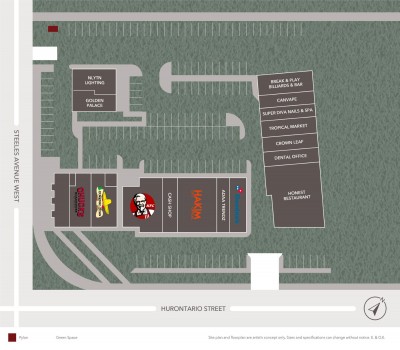 Ten Steeles Plaza plan