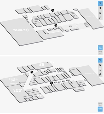 The City of Lougheed Shopping Centre plan