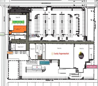 The Dell Shopping Centre plan