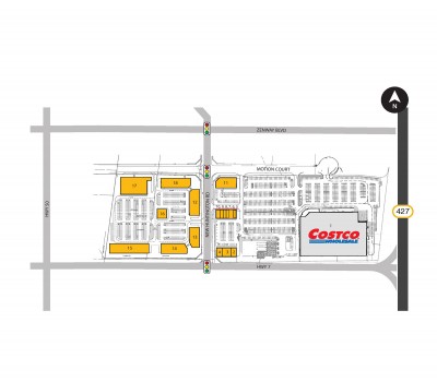 The SmartCentres Vaughan (427 & 7) plan