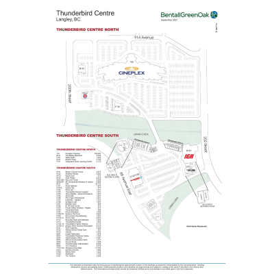 The Village at Thunderbird Centre plan