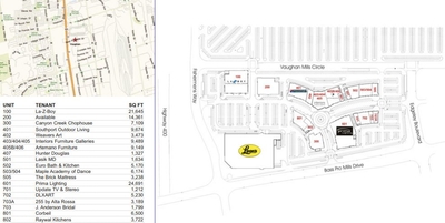 The Village at Vaughan Mills plan