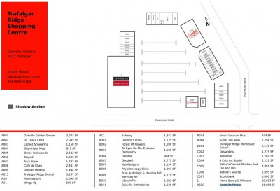 Trafalgar Ridge Plaza plan