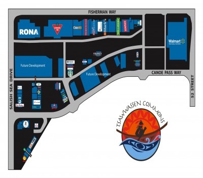 Tsawwassen Commons Shopping Centre plan