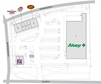 Uplands Common Shopping Centre plan