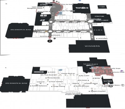 Upper Canada Mall plan