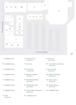 West Park Mall plan