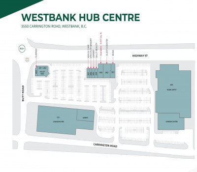 WestBank Hub Centre plan