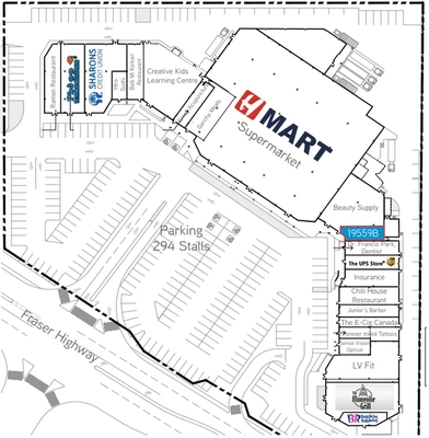 Westbrook Shopping Centre plan