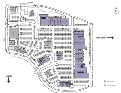 Westgate Centre Grande Prairie plan