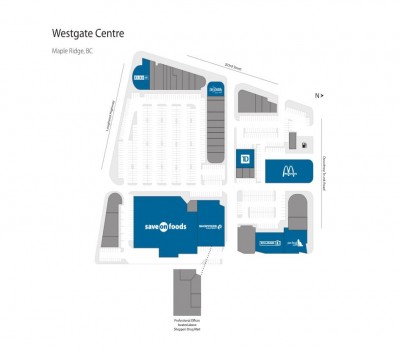Westgate Shopping Centre plan