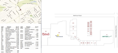 Westmount Place Shopping Centre plan