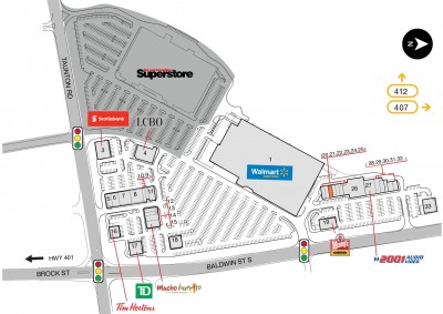 Whitby North SmartCentre plan