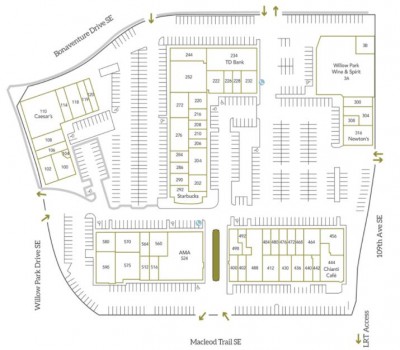 Willow Park Village plan