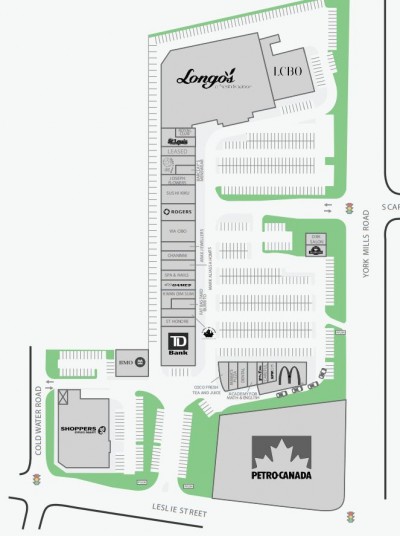 York Mills Gardens plan